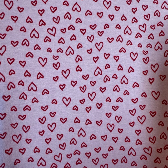 NWT Kim Rogers Pink Heart Print Top *VALENTINES* PLUS: 1X CL - Picture 6 of 10